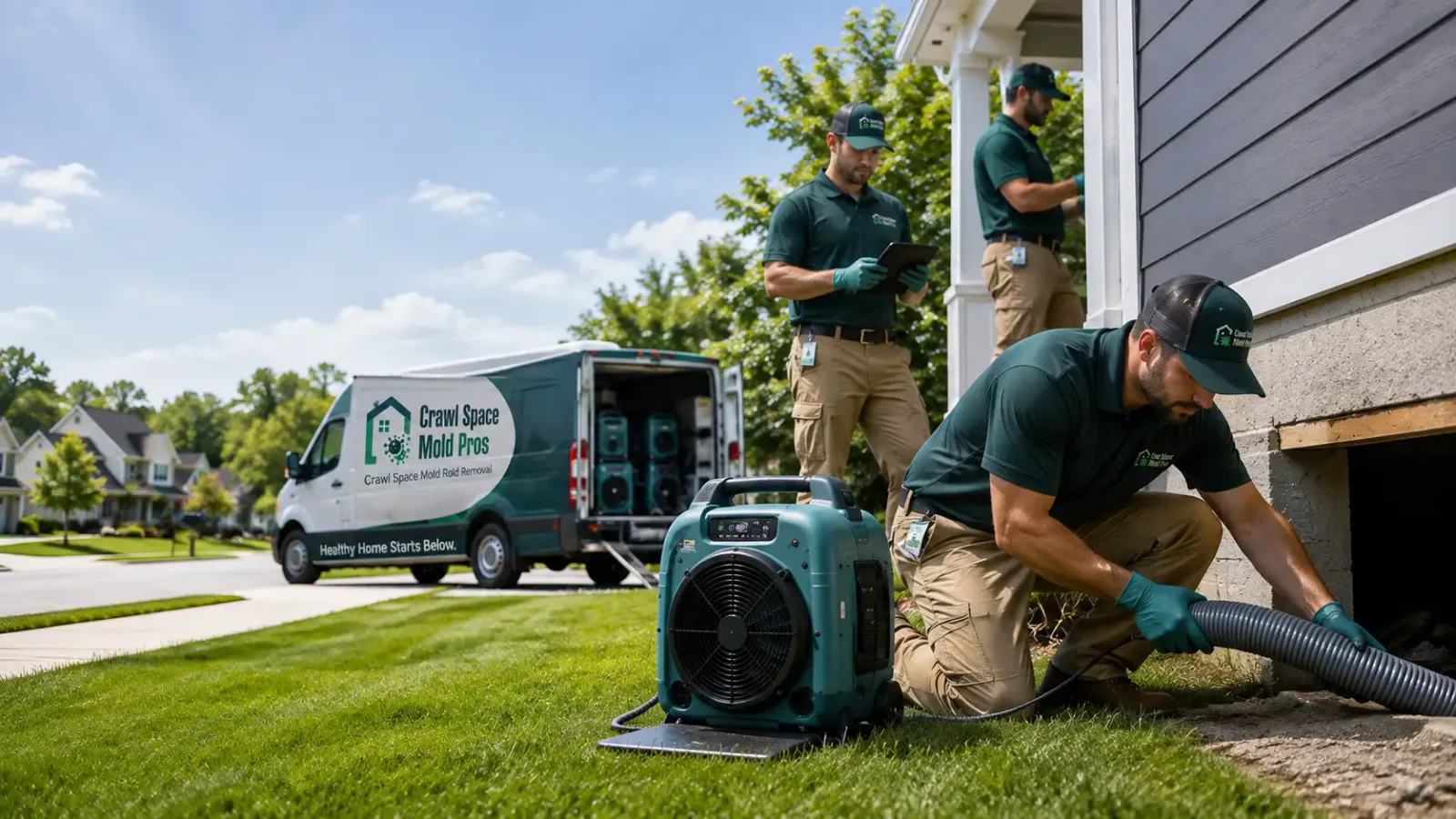 Crawl Space Mold Removal in Janesville, IA